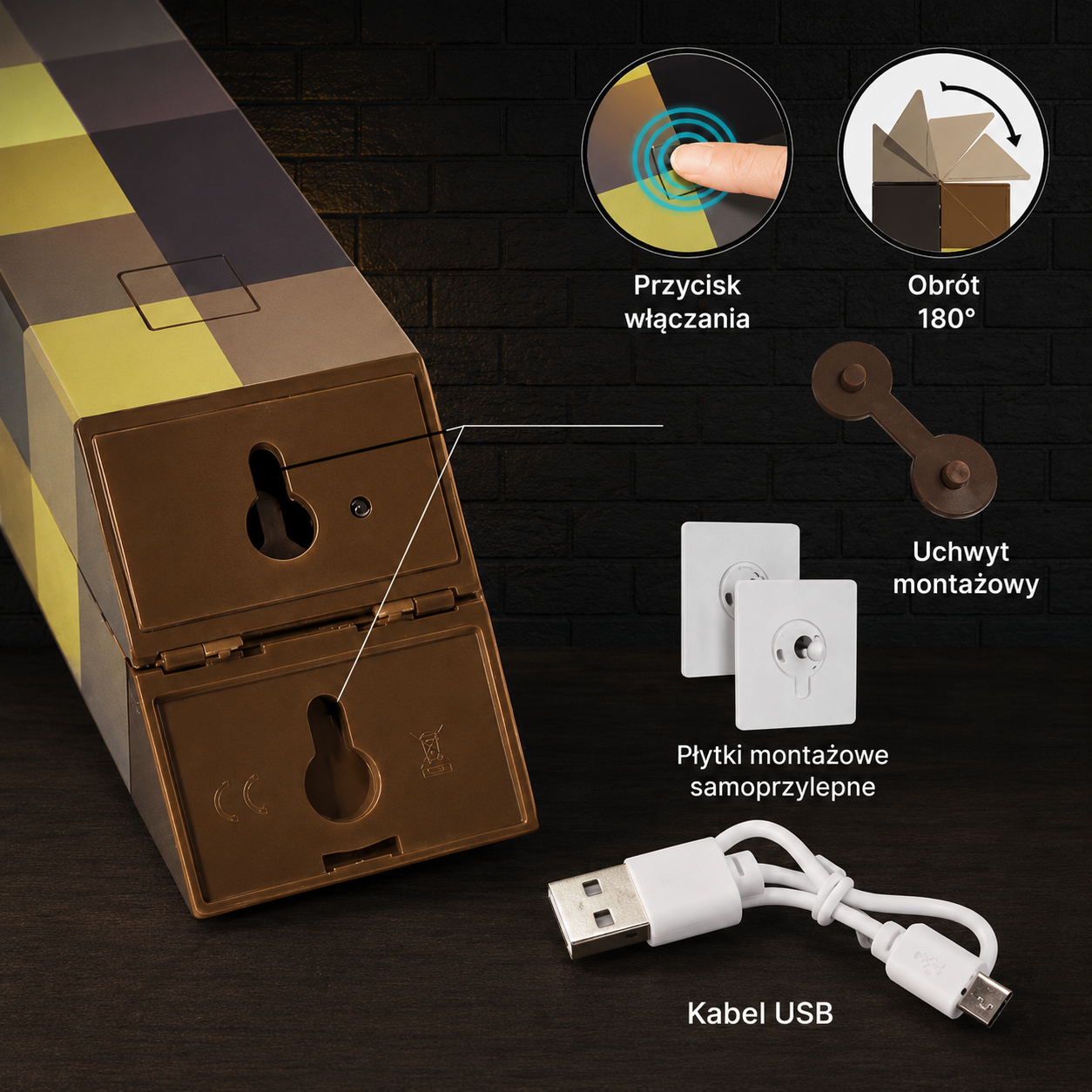 Minecraft Lampka Pochodnia