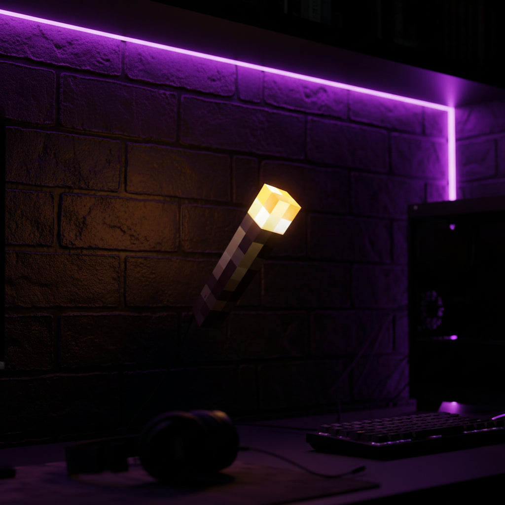 Minecraft Lampka Pochodnia
